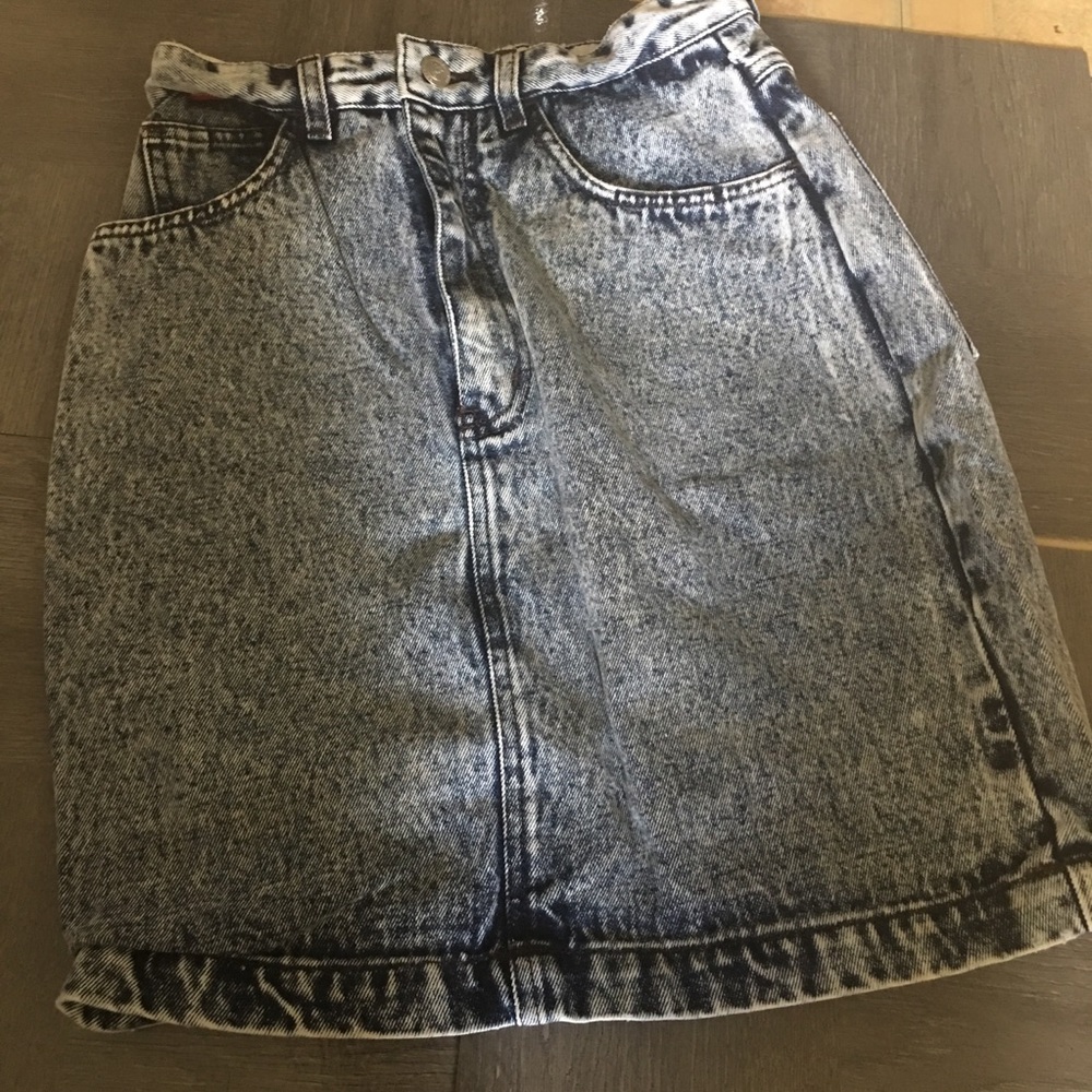 Vintage denim skirt